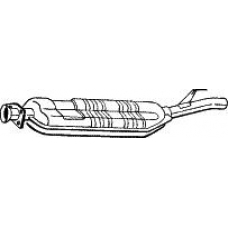 175-397 BOSAL Средний глушитель выхлопных газов