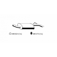 311038 ERNST Глушитель выхлопных газов конечный