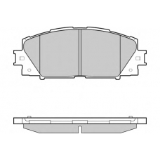 12-1498 E.T.F. Комплект тормозных колодок, дисковый тормоз