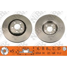 RN1183 NiBK Тормозной диск