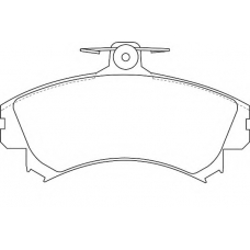 WBP21920A WAGNER LOCKHEED Комплект тормозных колодок, дисковый тормоз
