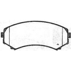 306.0 RAICAM Комплект тормозных колодок, дисковый тормоз