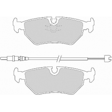 FD6726A NECTO Комплект тормозных колодок, дисковый тормоз