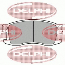 LP195 DELPHI Комплект тормозных колодок, дисковый тормоз