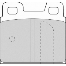 FD4077A NECTO Комплект тормозных колодок, дисковый тормоз