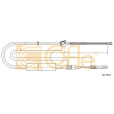 10.7507 COFLE Трос, стояночная тормозная система