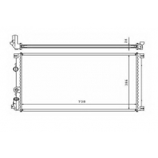 2060306 ORDONEZ Радиатор, охлаждение двигателя