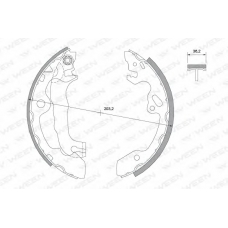 152-2008 WEEN Комплект тормозных колодок