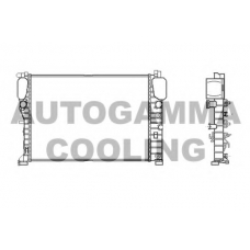 104801 AUTOGAMMA Радиатор, охлаждение двигателя