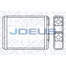 220M22 JDEUS Теплообменник, отопление салона