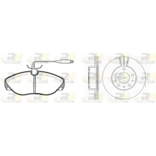 8486.01 ROADHOUSE Комплект тормозов, дисковый тормозной механизм