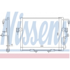 94802 NISSENS Конденсатор, кондиционер