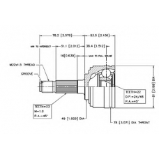18404 Vema Шарнирный комплект, приводной вал