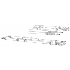 433016J JURID Трос, стояночная тормозная система