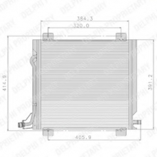 TSP0225088 DELPHI Конденсатор, кондиционер