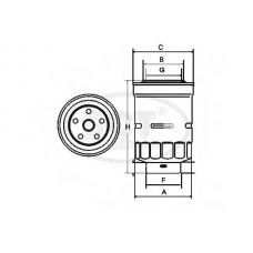 ST 345 SCT Топливный фильтр