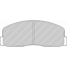 FDB368 FERODO Комплект тормозных колодок, дисковый тормоз