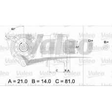 436744 VALEO Генератор