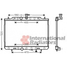 13002291 VAN WEZEL Радиатор, охлаждение двигателя