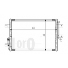 016-016-0019 LORO Конденсатор, кондиционер