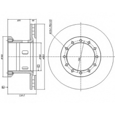 DCR102A DURON Тормозной диск