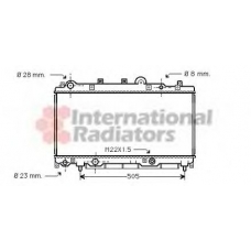 60172181 SCHLIECKMANN Радиатор, охлаждение двигателя