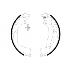 8DB 355 022-061 HELLA Комплект тормозных колодок