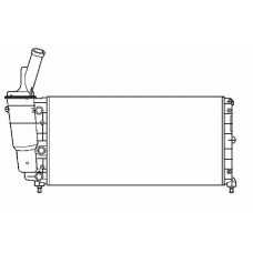 RA0110640 J. DEUS Радиатор, охлаждение двигателя