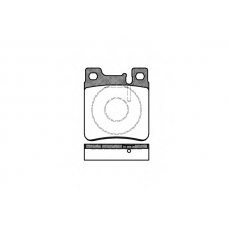 P5073.00 WOKING Комплект тормозных колодок, дисковый тормоз