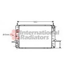18002124 VAN WEZEL Радиатор, охлаждение двигателя