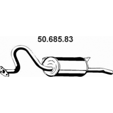 50.685.83 EBERSPACHER Глушитель выхлопных газов конечный