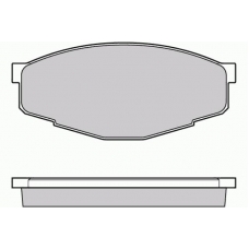 12-0232 E.T.F. Комплект тормозных колодок, дисковый тормоз