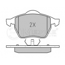 025 216 2419/PD MEYLE Комплект тормозных колодок, дисковый тормоз