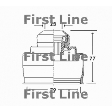 FCB2447 FIRST LINE Пыльник, приводной вал