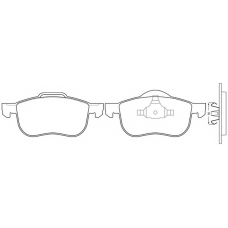 FP0794 FIT Комплект тормозных колодок, дисковый тормоз