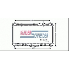 3201091 KUHLER SCHNEIDER Радиатор, охлаждение двигател
