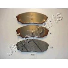 PA-K08AF JAPANPARTS Комплект тормозных колодок, дисковый тормоз