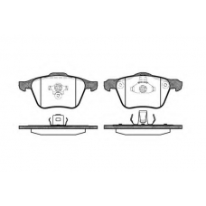 P11703.00 WOKING Комплект тормозных колодок, дисковый тормоз