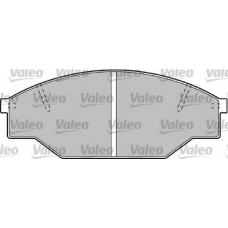 551711 VALEO Комплект тормозных колодок, дисковый тормоз