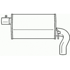 22632 SIGAM Глушитель выхлопных газов конечный