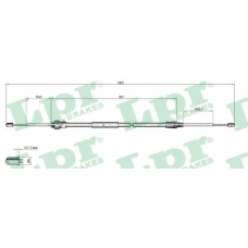 C0002B LPR Трос, стояночная тормозная система