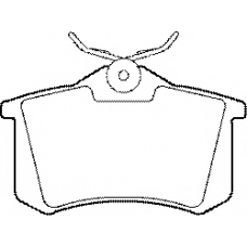 BP469 QH Benelux Комплект тормозных колодок, дисковый тормоз
