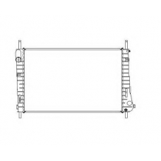 58272 NRF Радиатор, охлаждение двигателя