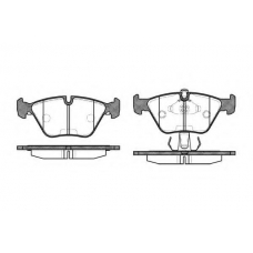 P3703.15 WOKING Комплект тормозных колодок, дисковый тормоз