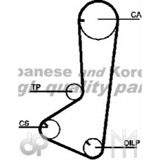 C757-23 ASHUKI Ремень ГРМ