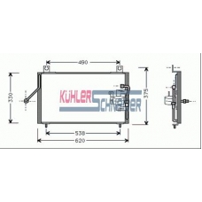 0220061 KUHLER SCHNEIDER Конденсатор, кондиционер