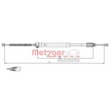 11.6597 METZGER Трос, стояночная тормозная система