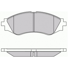 12-0833 E.T.F. Комплект тормозных колодок, дисковый тормоз