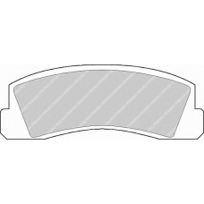 FDB195 FERODO Комплект тормозных колодок, дисковый тормоз