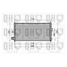 QCN397 QUINTON HAZELL Конденсатор, кондиционер